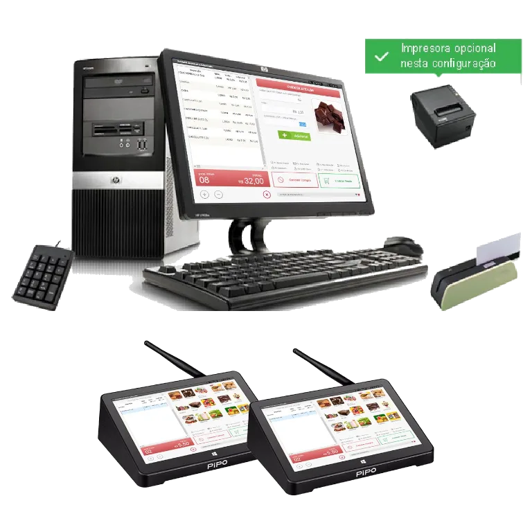 Equipamentos da configuração A
